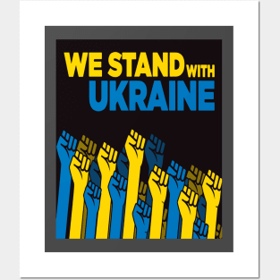 We stand with Ukraine | Ukraine Strong | Posters and Art